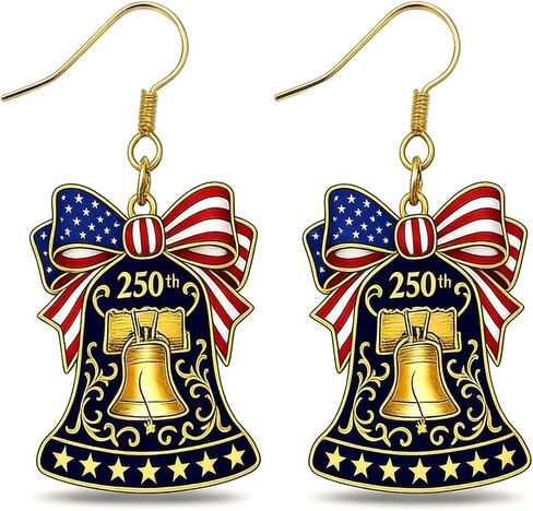 250 Anniversary USA Earrings 4th of July Patriotic Earrings for Women America 250th Anniversary Merchandise Accessories American Gifts in Kuwait