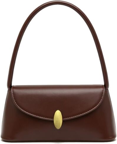 Shoulder Bags for Women Vintage Handbag Retro Classic Small Purse Cute Hobo Handbag (Dark Brown) in Saudi Arabia