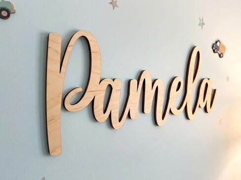 Personalized Wood Sign, Laser Cut, Birch Plywood Material, Select Favorite Font, Size and up to 3 Lines per Size, Live Preview in Kuwait