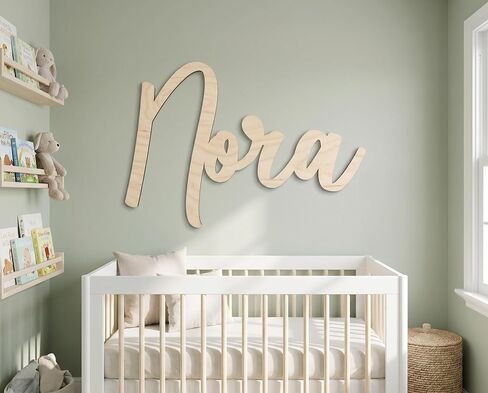 Personalized Wood Sign, Laser Cut, Birch Plywood Material, Select Favorite Font, Size and up to 3 Lines per Size, Live Preview in Kuwait