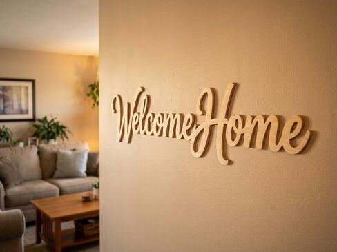 Personalized Wood Sign, Laser Cut, Birch Plywood Material, Select Favorite Font, Size and up to 3 Lines per Size, Live Preview in Kuwait