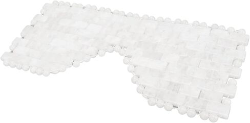 Quartz Sleep Mask White Jade Stones Anti Wrinkle Massage Eye Mask in Saudi Arabia