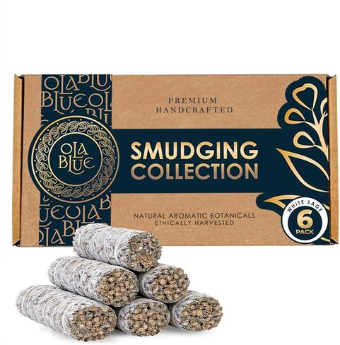 White Sage Smudge Sticks 12 Pack Premium 4 Inch Sage Bundles for House Cleansing, Energy Clearing, Smudging Rituals, Meditation & Spiritual Protection in Saudi Arabia