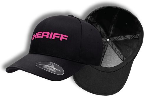 Sheriff Flexible Delta Cap - Durable Lightweight Hat - Breathable Moisture Wicking Fast Dry Comfort in Kuwait