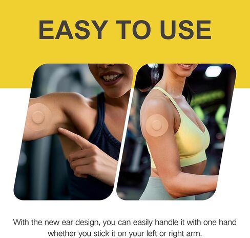 Onida Freestyle Adhesive Patches 20 Pack, Sensor Covers for Freestyle Libre 3/Plus Waterproof&Sweatproof, CGM Sensor Patches-No Glue in The Center,Pre-Cut Back Paper in Saudi Arabia