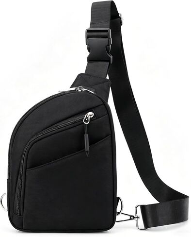 Anti Theft Crossbody Bag for Men Women, RFID Blocking Small Sling Bag Waterproof Shoulder for Hiking Daily Commute in Saudi Arabia