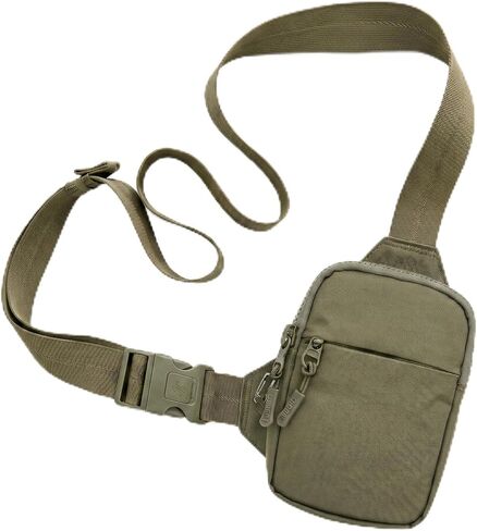 Travel Sling Bag 2.0 for Men & Women - Water Resistant Crossbody Multipocket Chest Bag with Anti-Theft & RFID in Saudi Arabia