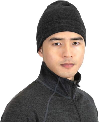 SHEEP RUN 100% Merino Wool Lightweight Wicking Cuff Beanie Hat for Ourdoor Hiking Hunting in Saudi Arabia
