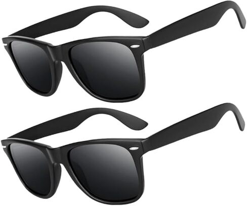 kkhouse 2 Pack Unisex Anti-Myopia Astigmatism Glasses Men's Women's Vision Improvement Strabismus Correction Fatigue Glasses(Black-O5-B2) in Kuwait