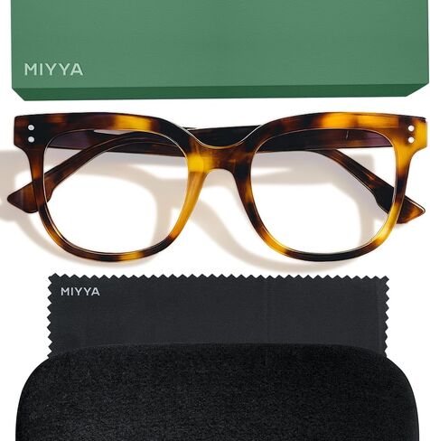 miyya Stylish Reading Glasses for Women, Cheaters Eyeglasses, Oversized Blue Light Readers, Fashion Eye Glasses in Saudi Arabia
