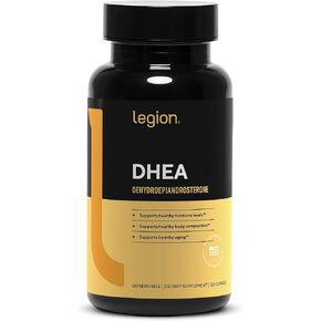 LEGION DHEA 50mg Supplement for Men & Women – Supports Hormone Balance & Wellness, Helps Maintain Energy, Immune System & Bone Strength, Naturally Sweetened, Non-GMO, Gluten-Free (120 Servings) in Saudi Arabia