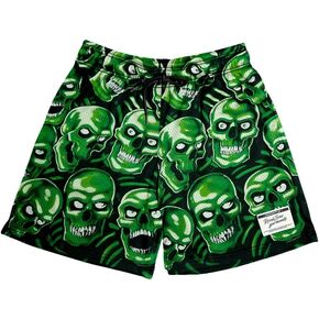 Men's Camo Mesh Graphic Print Athletic Shorts Lightweight Quick-Dry Gym Workout Shorts with Pockets in Saudi Arabia