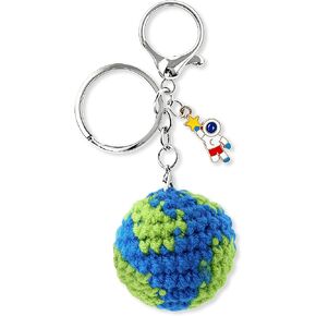 Mary Theme keychain,Astronaut Keychain,Astronaut,Earth,Star Charms, Crochet Keychain, Bag Accessory, Bag Charm,Sci-Fi Gift for Space Lovers TeensGift for Space Lovers Teens in Saudi Arabia
