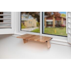 Original SillMate Window Plant Shelf, 11.6"x11.6" Sill Shelf for Plants - Verify Sizing First - Cat Perch - Renter Friendly No Drilling/Damage - Sill Extender for Plants (Small) in Saudi Arabia