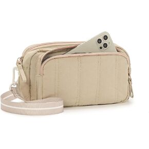 ACUARIO Crossbody Purses for Women, Mini Crossbody Bags, Puffy Shoulder Handbag for Travel with RFID Blocking Slots in Saudi Arabia