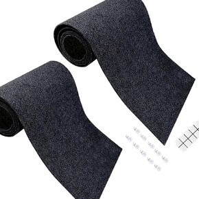 Set of 2 Customizable Scratch Guard Mats Made from Sturdy Polyester Fabric Easy Install Carpet Grasp Rug Underlay in Kuwait
