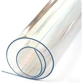 Non-Slip Vinyl Runner Rug Protector for Hardwood Floors, Clear Plastic Mat for Office Chairs, Family & Pet Friendly, Heavy-Duty Floor Cover (6x13ft) in Kuwait