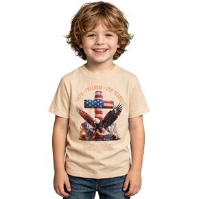 Toddler Boys Fourth 4th of July Shirt Kids 4th of July Patriotic American Flag Shirt Outfit for Party in the USA in Saudi Arabia