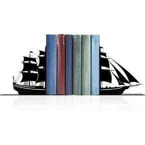 Decorative Bookends, Nautical Theme, Pirate Ship and Sailboat Design, Boys Room and Nursery Decor in Saudi Arabia