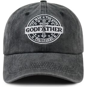 Goyklrb Godfather Hat for Men, Adjustable Cotton Embroidered The Man The Myth The Legend Baseball Cap in Saudi Arabia