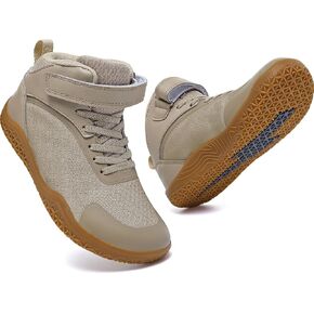 Kids Wrestling Shoes Youth Boys Girls - Wide Toe Box Zero Drop Hook and Loop Breathable Boxing Shoe in Saudi Arabia