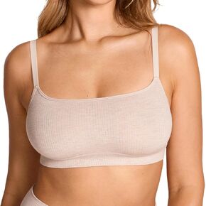 Women's Natrelax Bralette - No Underwire Cami Bras Unlined Wireless Comfort Ribbed Sleep Soft Pullover in Saudi Arabia