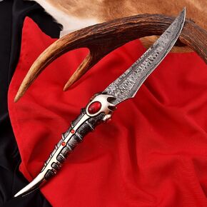 Handmade Catspaw Dagger of Arya Stark with Display Stand - GoT Damascus Steel Blade Dagger in Saudi Arabia