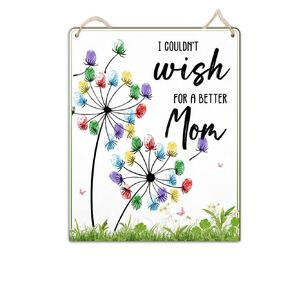 DIY Custom Our First Mother's Day Together Mommy & Baby Handprint Signs, Baby First Mothers Day Gifts for Babies, Toddler And Mom Mother's Day Crafts Plaque, Memory Keepsake Baby Milestone Photo Props in Saudi Arabia