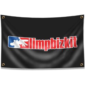 eksent Bizkit Flag Banner Rock Music Band Tapestry 3x5ft (HD Printing, Durable 150D Polyester) for Garage Man Cave in Saudi Arabia
