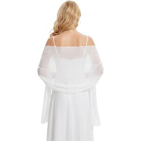 Chiffon Shawl Wraps for Women Soft Shawls and Wraps for Evening Dresses Formal Wedding Bridal in Kuwait