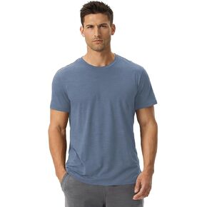 100% Pure 15.5 Micron Merino Wool T-Shirt for Men - 180g Ultra-Rare Luxury, Lightweight, Moisture Wicking Athletic Short in Saudi Arabia