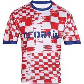 Men's 2026 Fan Soccer Jersey - Fan Version Short Sleeve Shirt for Game Day in Kuwait