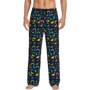 Mens Pajama Funny Lounge Pant Soft Pyjama Trousers Bottoms With Pockets Drawstring Elastic Waist Plus Size Pant in Saudi Arabia