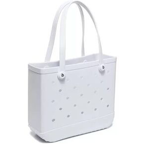 Waterproof Beach Bag Large Pool Tote for Women - Sand Free EVA Beach Bags with Handles, Lightweight Summer Vacation Travel Bag for Pool Resort Gym Yoga (Medium 15x12x5 Inches) in Saudi Arabia