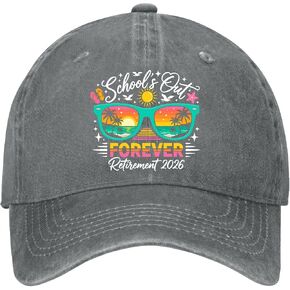 Schools Out Forevers Retirements 2026 Hat for Mens Aesthetic Washed Distressed in Kuwait