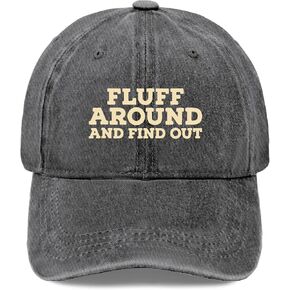 Fluffs Around and Find Out Baseball Hat Funny Caps for Son in Kuwait