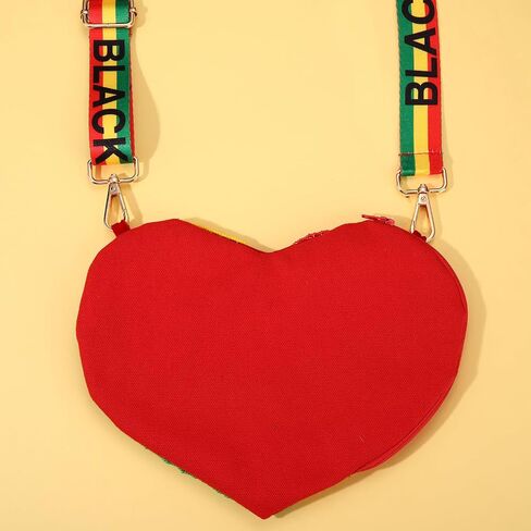 محفظة Juneteenth للنساء مطرزة بالخرز الأفريقي Freedom Crossbody حقيبة كتف سوداء هدية الزي الأفريقي لشهر التاريخ in Kuwait
