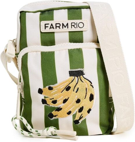 FARM Rio Women's Stripe Banana Crossbody Pouch in Saudi Arabia