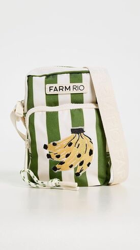 FARM Rio Women's Stripe Banana Crossbody Pouch in Saudi Arabia