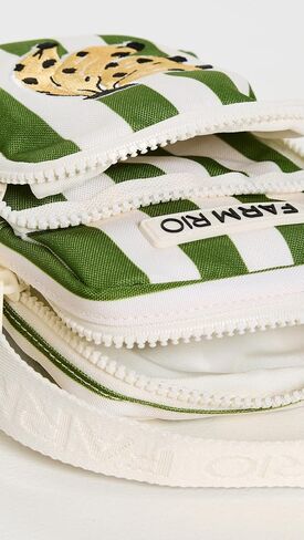 FARM Rio Women's Stripe Banana Crossbody Pouch in Saudi Arabia
