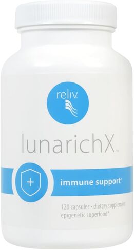 RELIV LunaRich X - Lunasin Extract Capsules with Soy Peptide for Healthy Aging, Cholesterol Support Benefits and Immune System 120 Count in Saudi Arabia