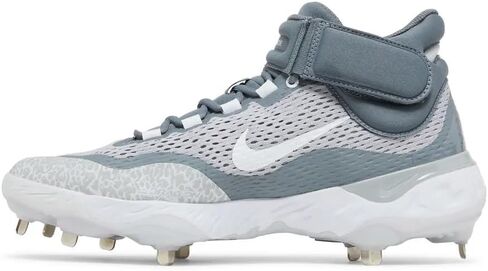 Nike Alpha Huarache Elite 4 Mid Men's Baseball Cleats 'Wolf Grey White' (DJ6520-012) - Size 10.5 in Kuwait