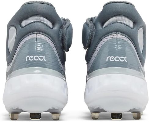 Nike Alpha Huarache Elite 4 Mid Men's Baseball Cleats 'Wolf Grey White' (DJ6520-012) - Size 10.5 in Kuwait