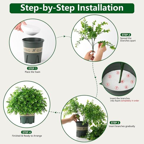 florisso 2 Pack Artificial Boxwood Topiary Trees, UV-Resistant Faux Realistic Greenery Potted Bushes with Pots for Front Door, Porch, Farmhouse, Garden Decor in Saudi Arabia
