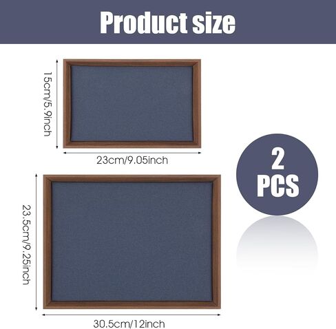2 Pcs Solid Wood Flat Jewelry Tray, Stackable Rectangle Jewelry Display Tray, Drawer Dresser or Nightstand Organizer, Microfiber Valet Tray, Catchall Tray, Large in Kuwait