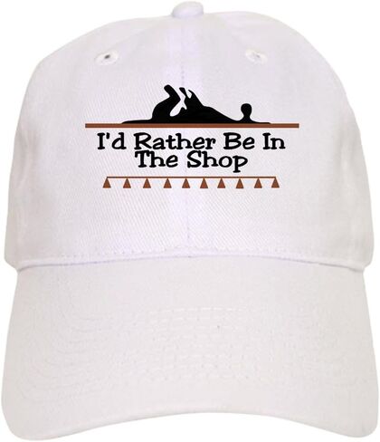 CafePress I'd Rather Be in The Shop Cap Adjustable Baseball Cap in Kuwait