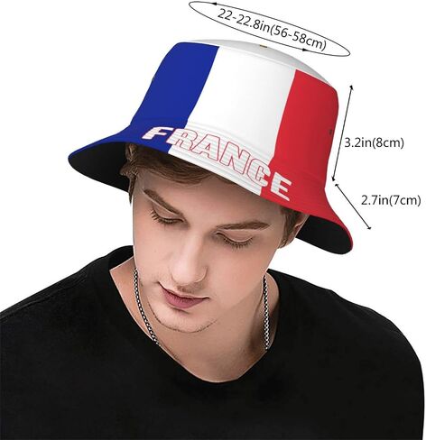 France Flag French Country 2026 Bucket Hat Supporter Cheer Fans Team Fisherman Hats Black in Saudi Arabia