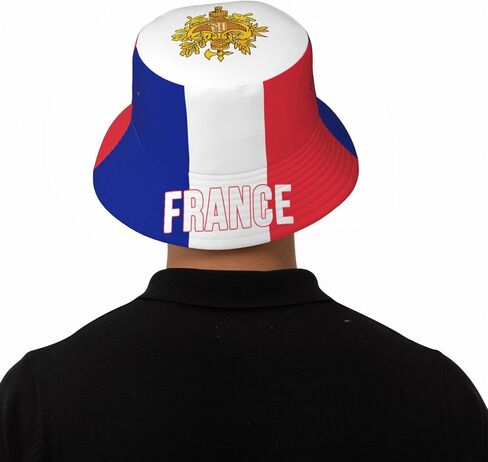 France Flag French Country 2026 Bucket Hat Supporter Cheer Fans Team Fisherman Hats Black in Saudi Arabia