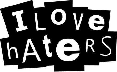 قبعة CafePress I Love Haters (أسود) قبعة بيسبول فريدة قابلة للتعديل in Kuwait