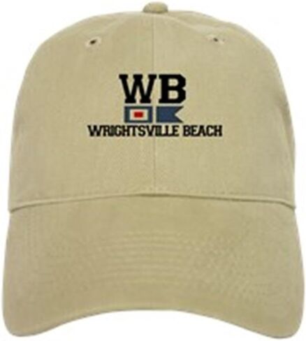 قبعة تصميم أعلام بحرية من CafePress Wrightsville Beach NC قبعة بيسبول قابلة للتعديل in Kuwait